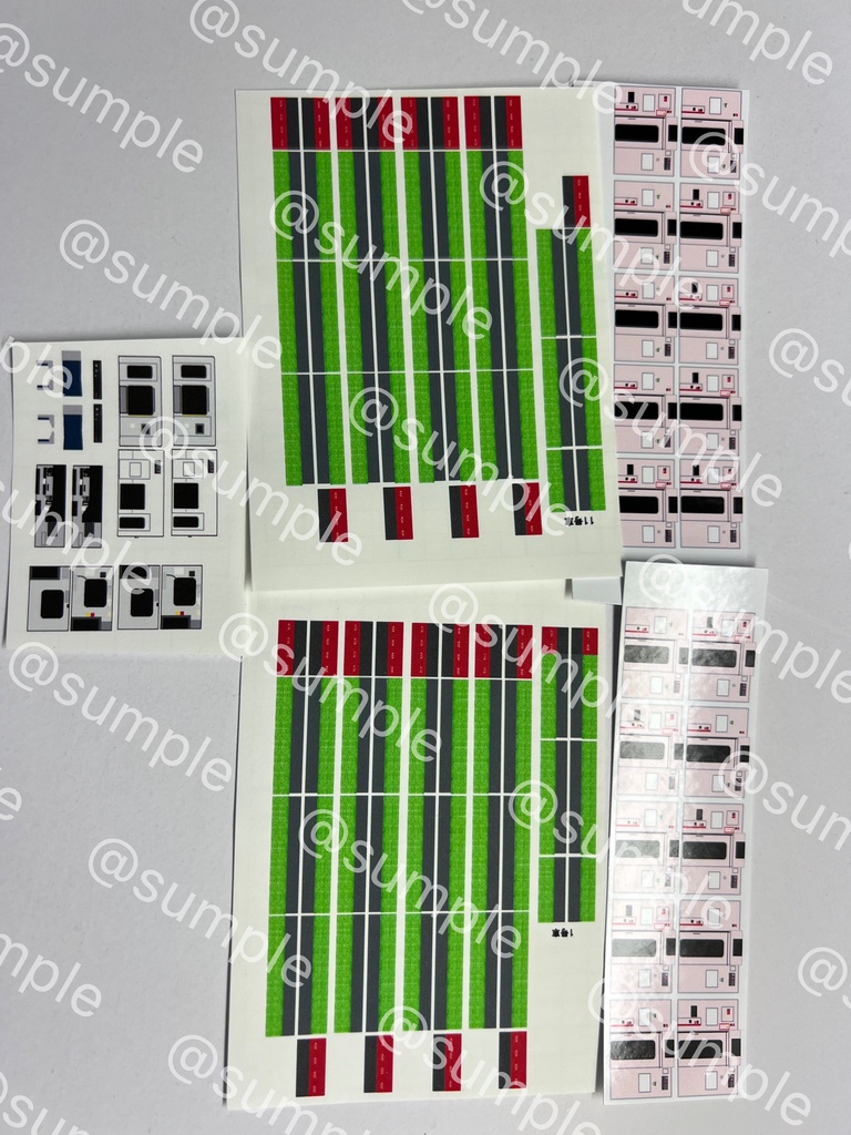 UK.049 TOMIX 用E235系山手線内装ステッカーセット11両分
