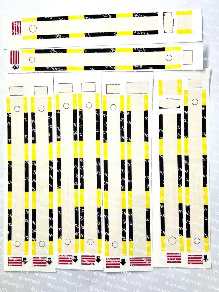 UK.81 TOMIX E233系2000番台 10両用 室内表現ステッカー
