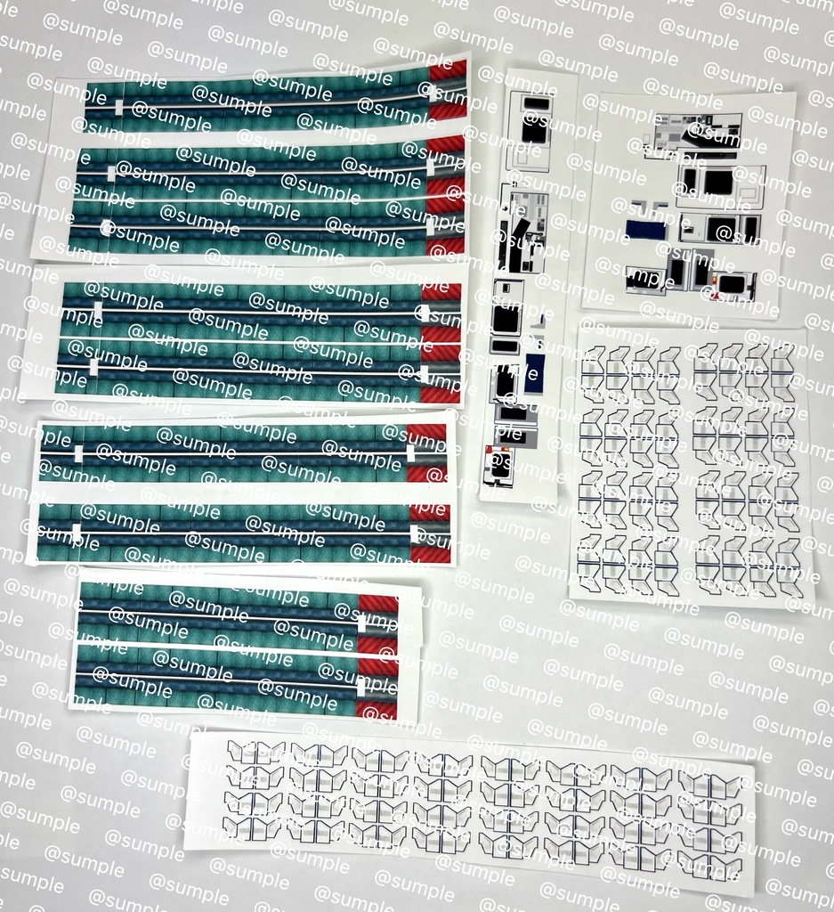 UK.086 TOMIX E233系7000番台用室内表現ステッカー10両用