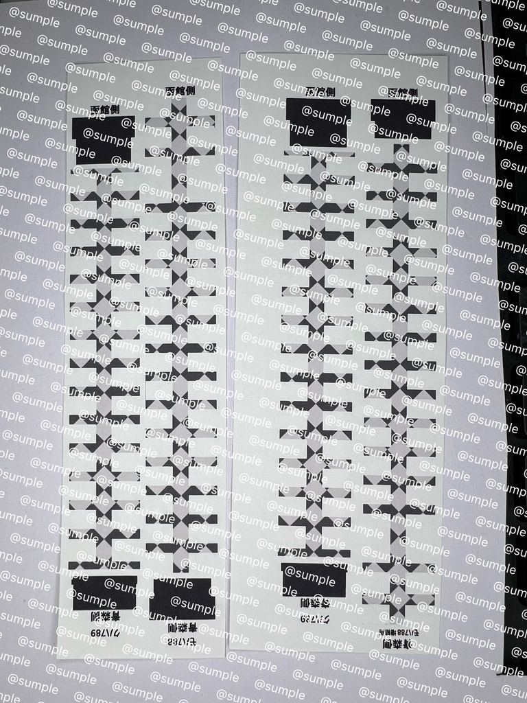 UK.094 TOMIX 789系スーパー白鳥8両用 室内表現ステッカー