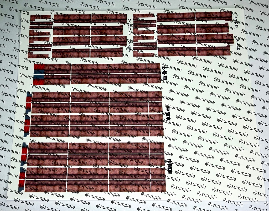 UK.96 KATO E233系0番台中央線用室内表現ステッカーH編成12両用