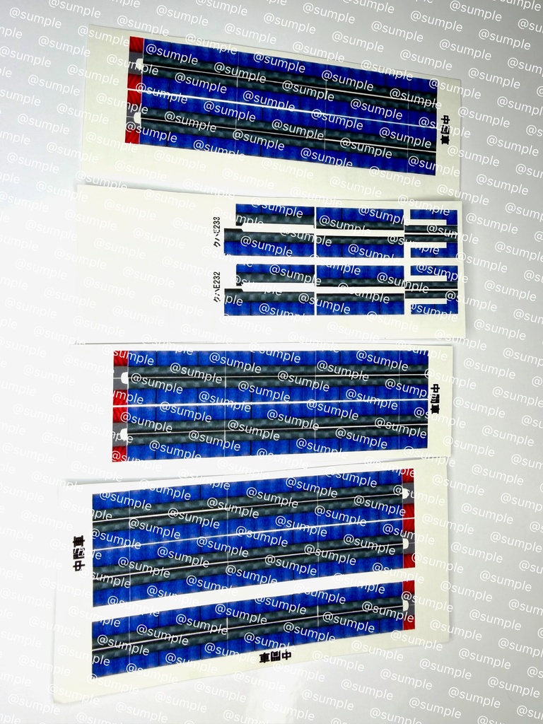 UK.97 KATO用 E233系5000番台貫通編成用室内表現ステッカー10両用