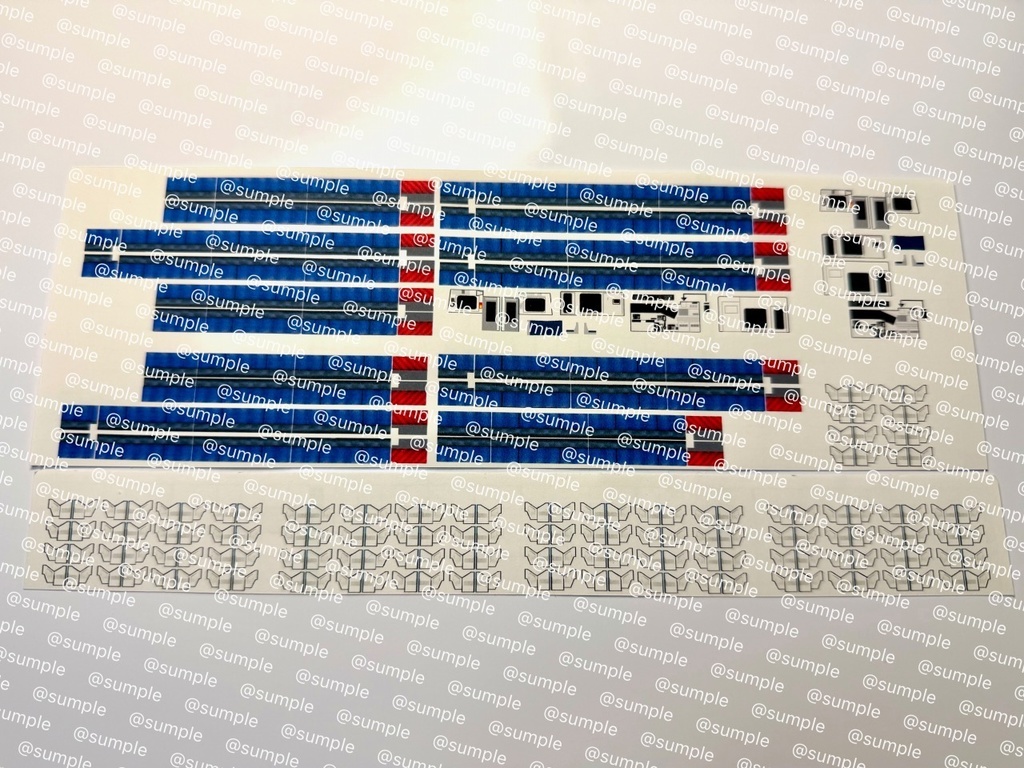 UK.103 TOMIX E233系5000番台分割編成用室内表現ステッカー10両用