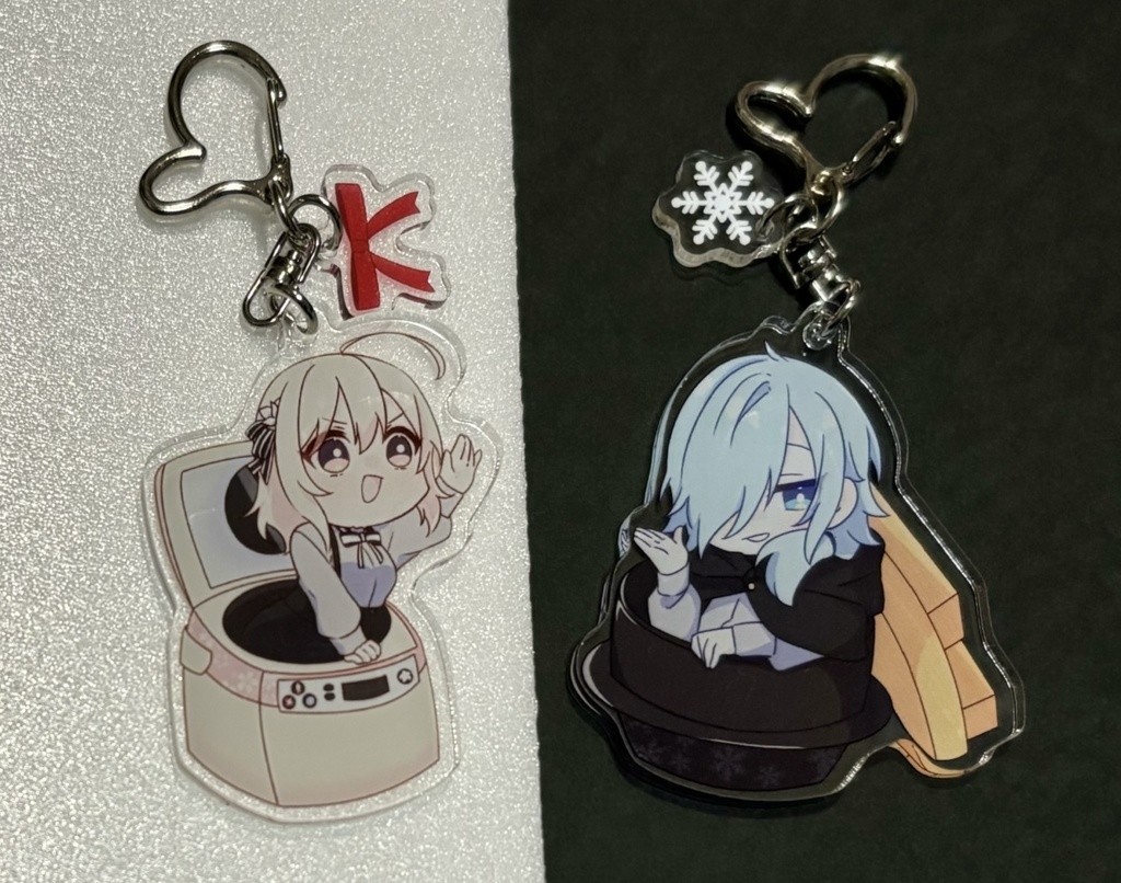 誤字により炊かれたキーホルダー