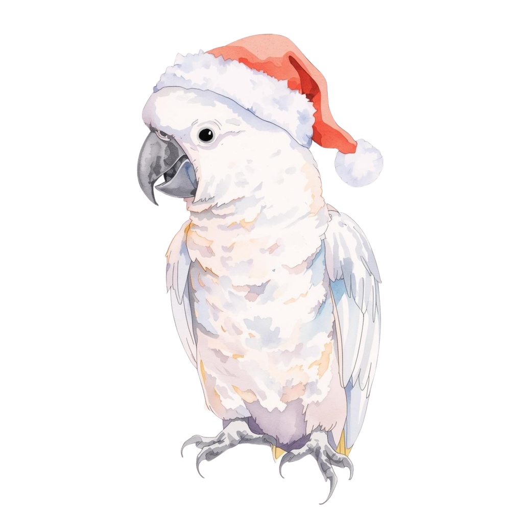 オージークリスマス 水彩クリップアートセット(33点)|南半球の夏×クリスマス|可愛い手描きイラスト素材集【PNG/背景透過】