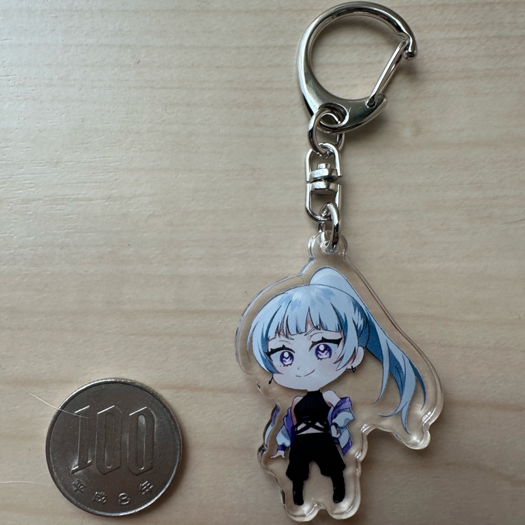 【えがんとす配信3周年記念】アクリルキーホルダー ちびえがサイン無し ver.