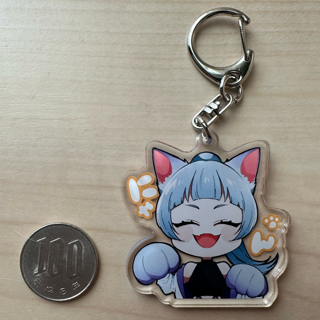 【えがんとす配信3周年記念】アクリルキーホルダー にゃんえが ver.