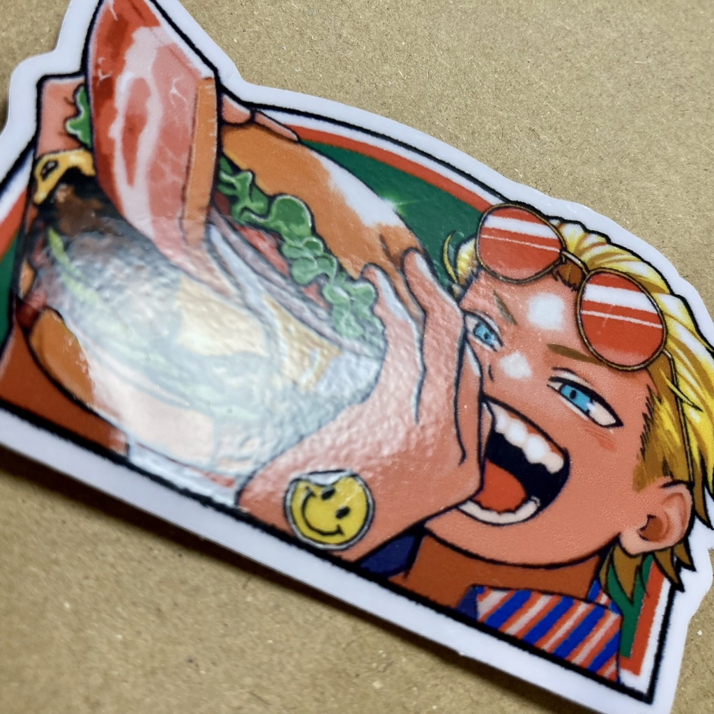 ハンバーガーステッカー