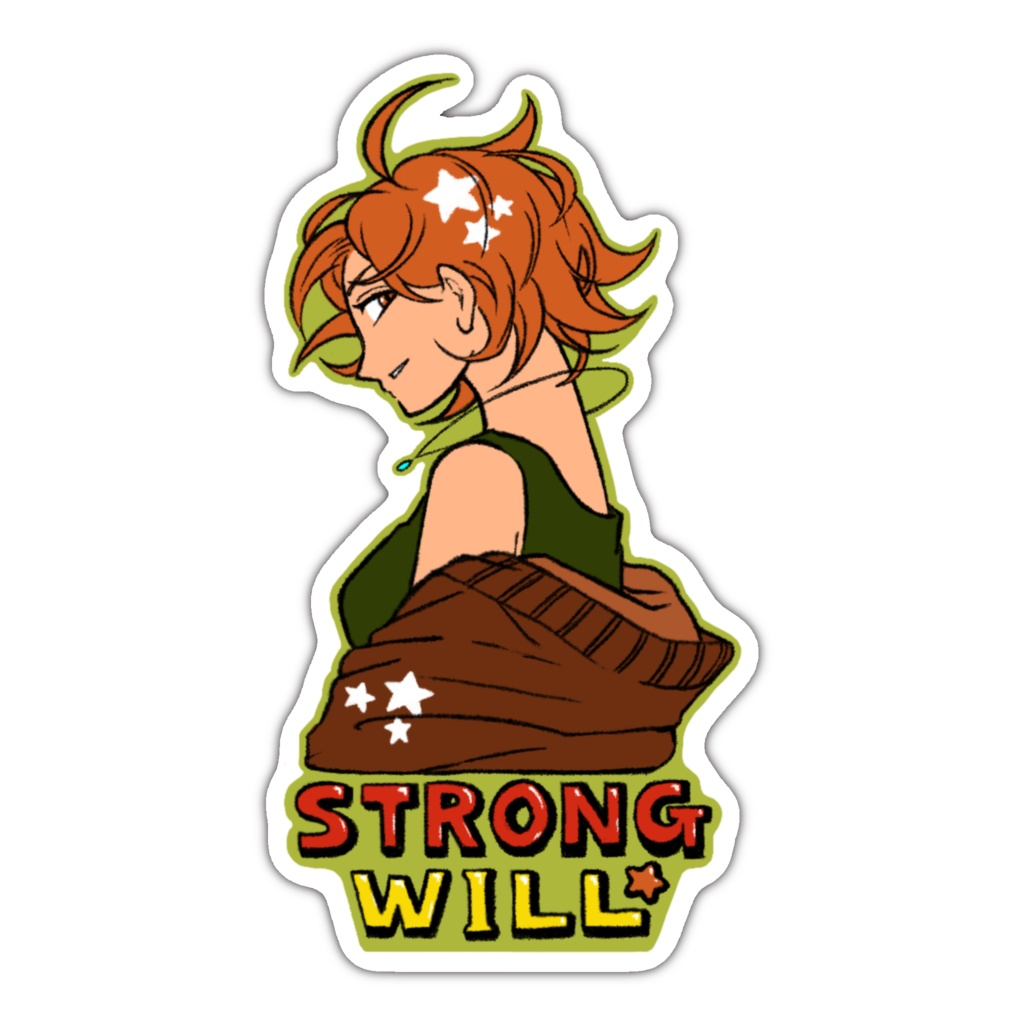 strong will ステッカー