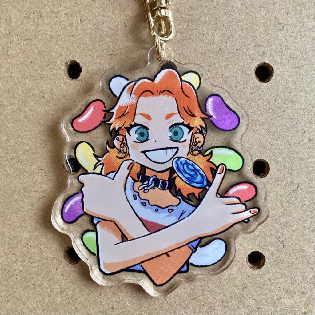 アクリルキーホルダー「jelly」