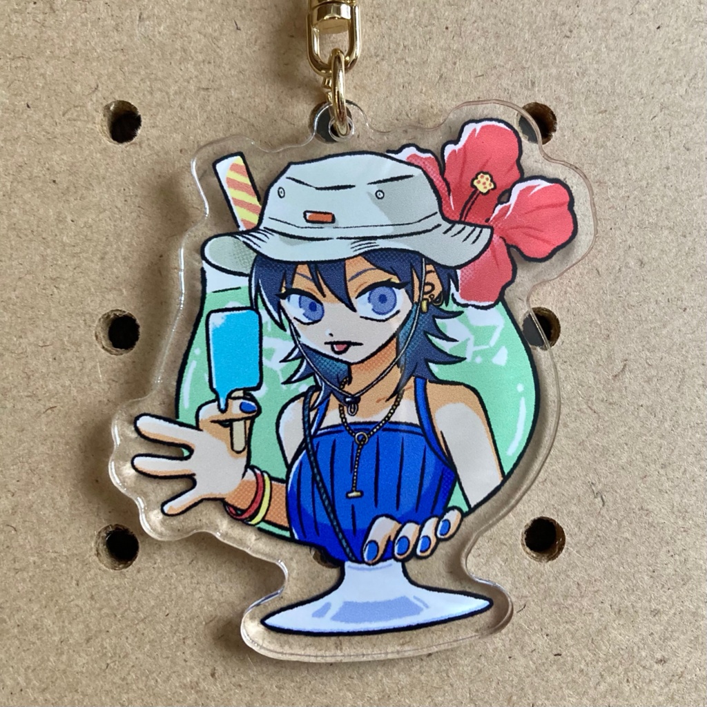 アクリルキーホルダー「tropical」