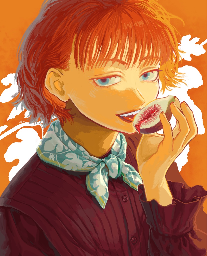 キャンバスアート「無花果」