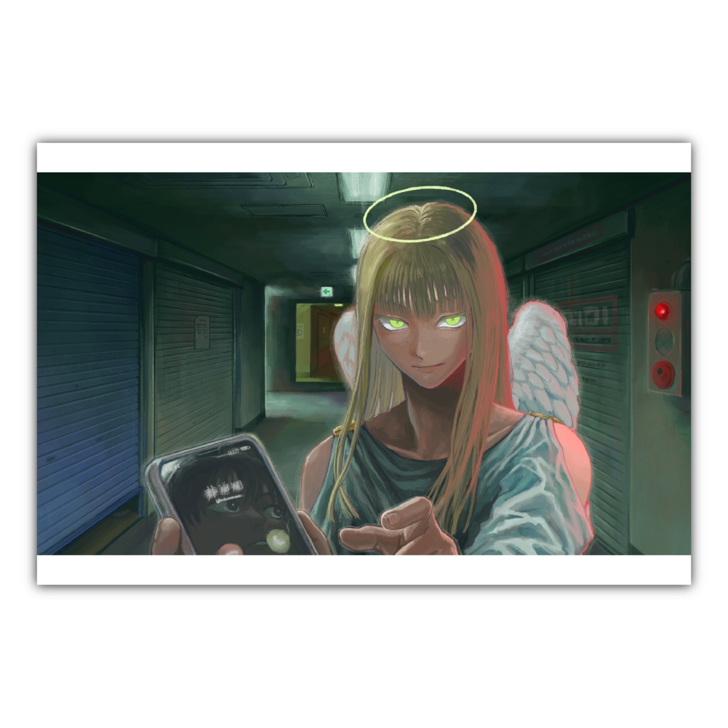ポストカード「Follow me」