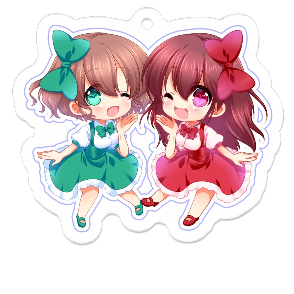 星空姉妹アクリルキーホルダー