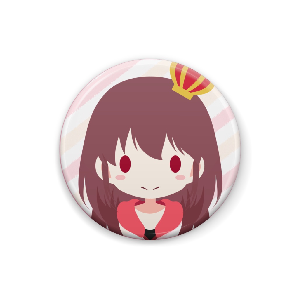 桃苺音シエル缶バッチ