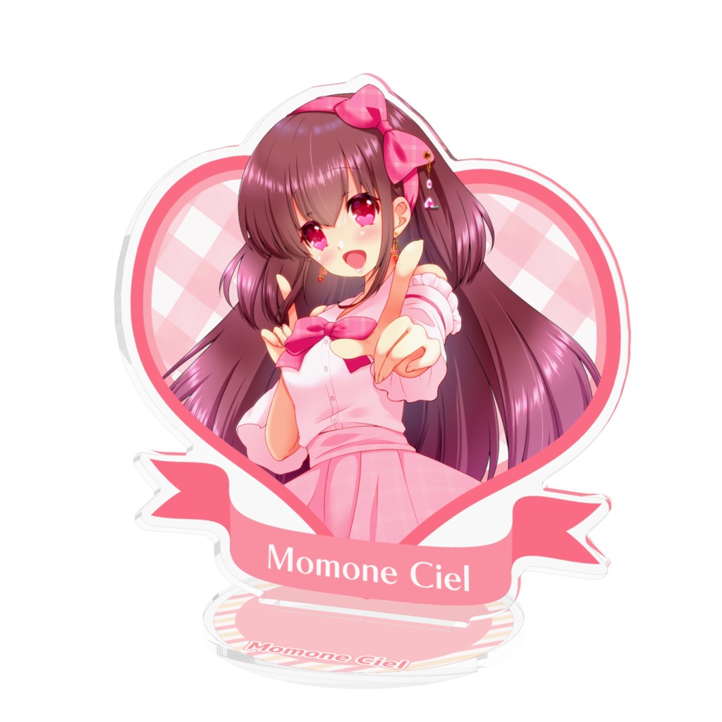 【200人記念】アクリルフィギュア🎀桃苺音シエル🎀