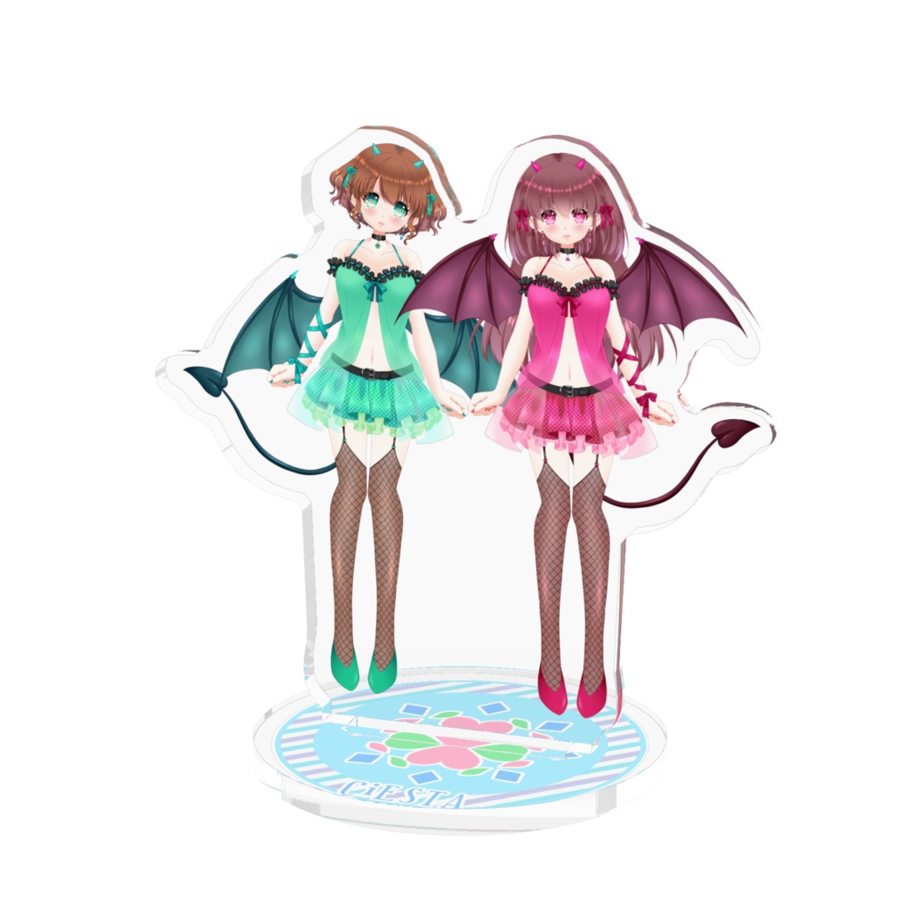 【2周年記念グッズ】CiESTAアクリルフィギュア🍀🎀