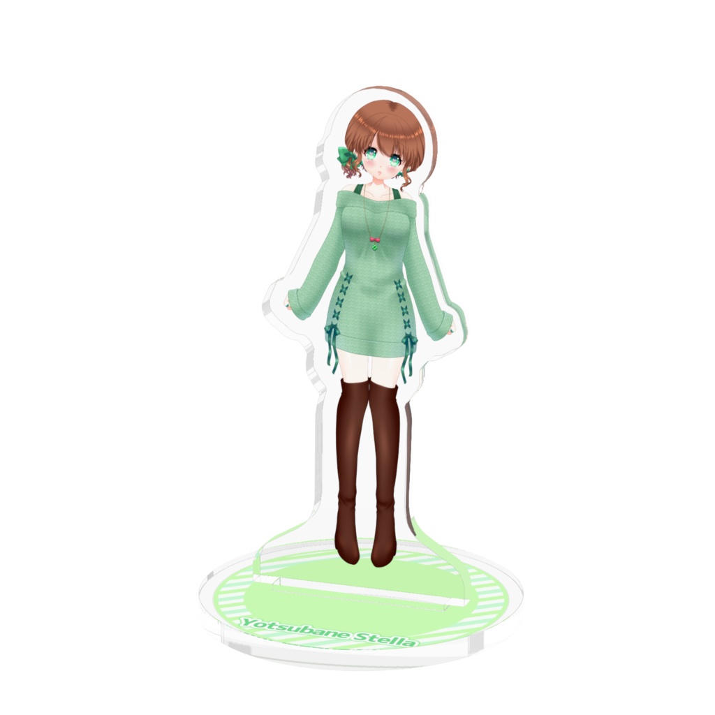 【2周年記念グッズ】四葉音ステラアクリルフィギュア🍀