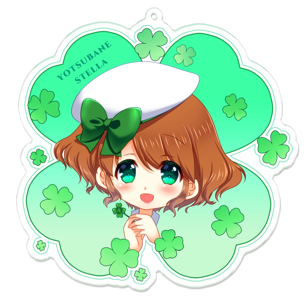 【2周年記念グッズ】四葉音ステラアクリルキーホルダー🍀