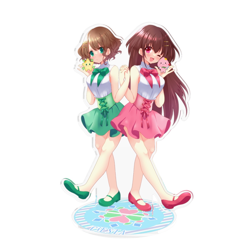 【３周年記念グッズ】CiESTAアクリルフィギュア🍀🎀