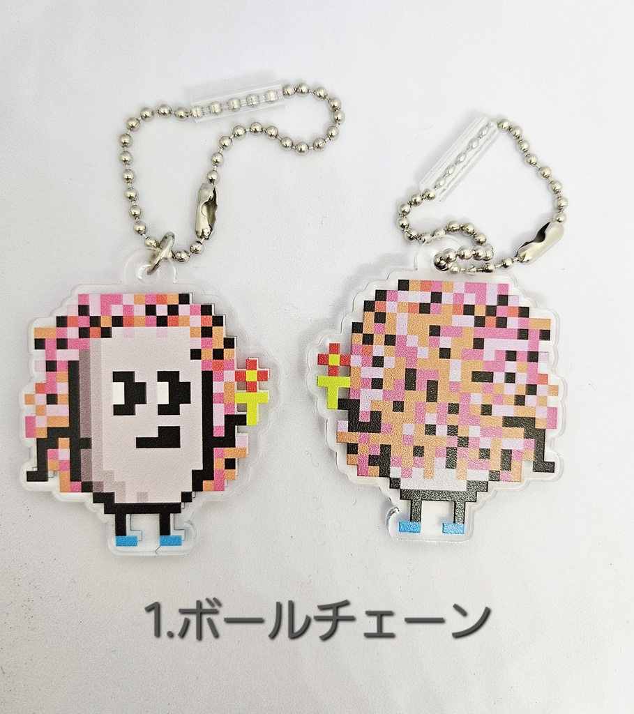 【匿名配送】豆ちゃん「ウイカ」アクリルキーホルダー
