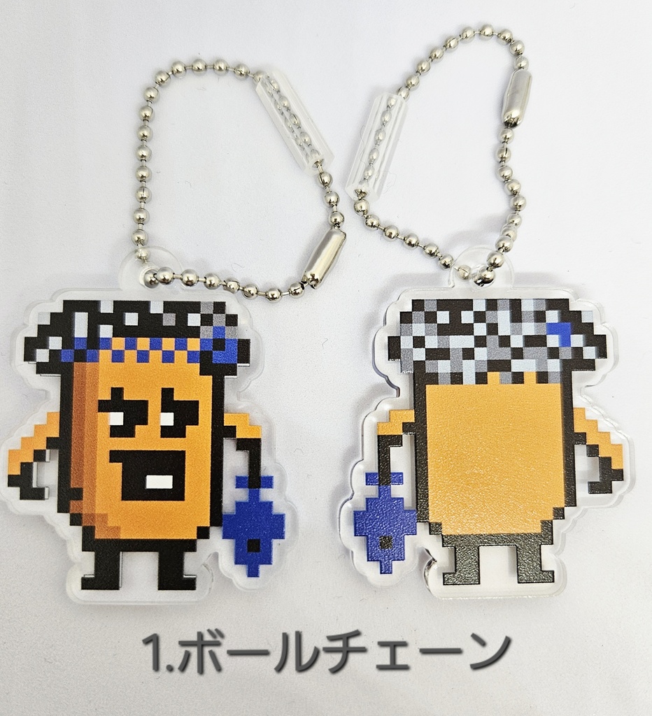 【匿名配送】豆ちゃん「たっつぁん」アクリルキーホルダー