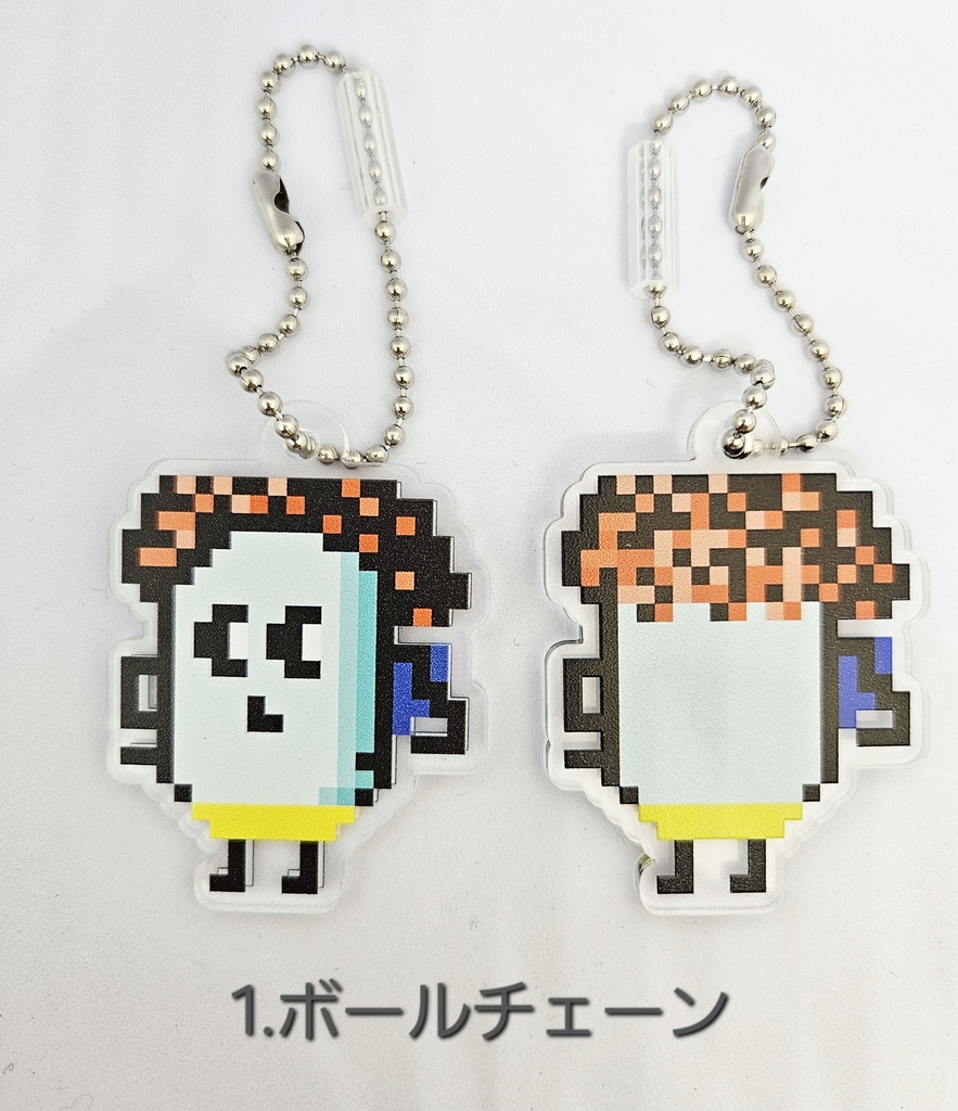 【匿名配送】豆ちゃん「トレイ」アクリルキーホルダー