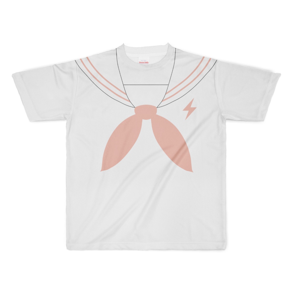 でんぱセーラーTシャツ【パウダーピンク】