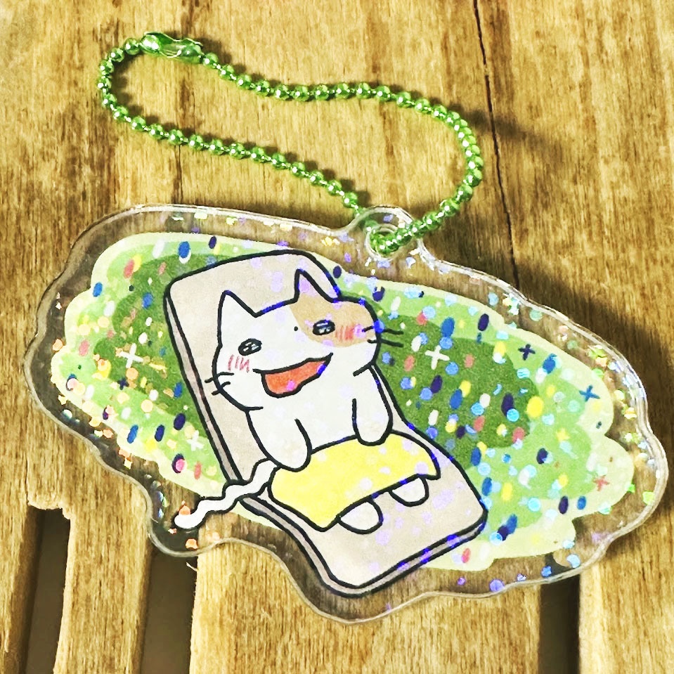 【ととのい猫】きらきらアクキー