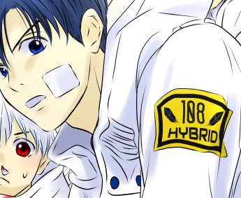 ステッカー/一〇八研究所飛行服袖章