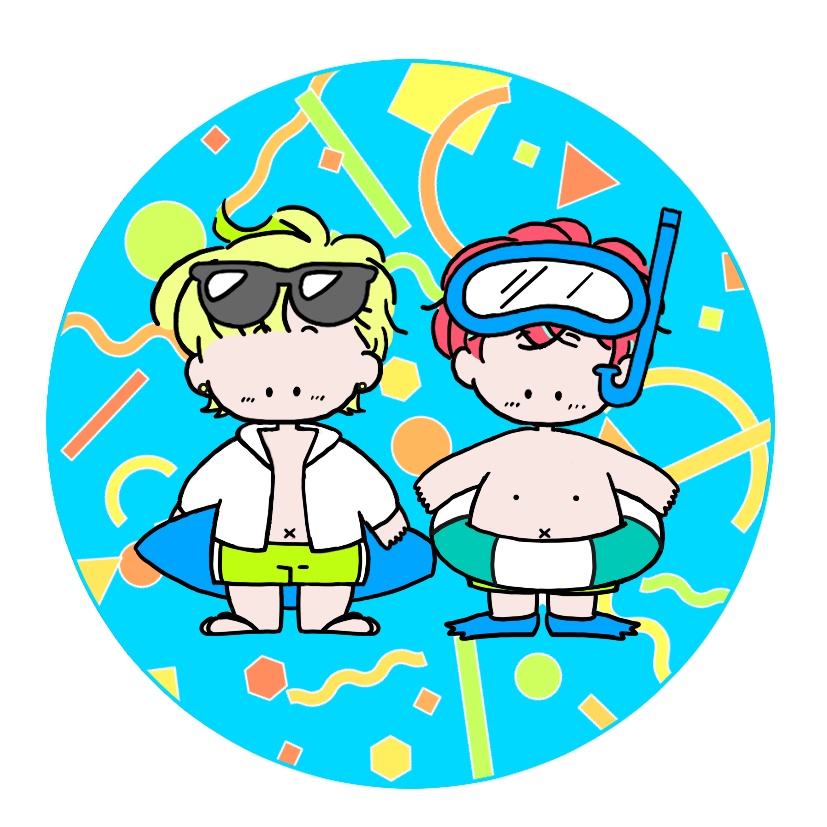 なかよしステッカー夏