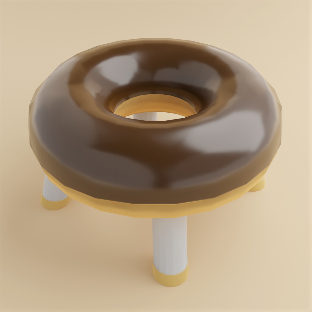 ドーナツの椅子