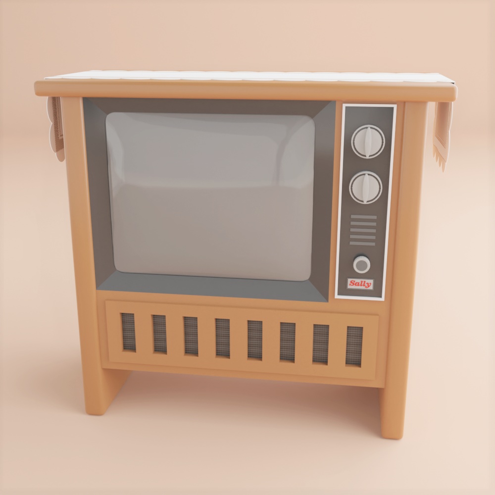 レトロなテレビ