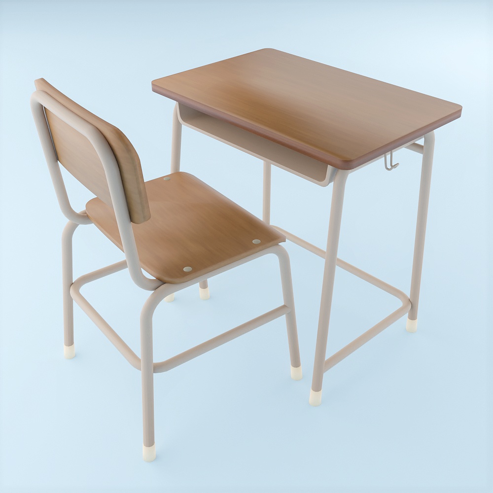 学校の机と椅子