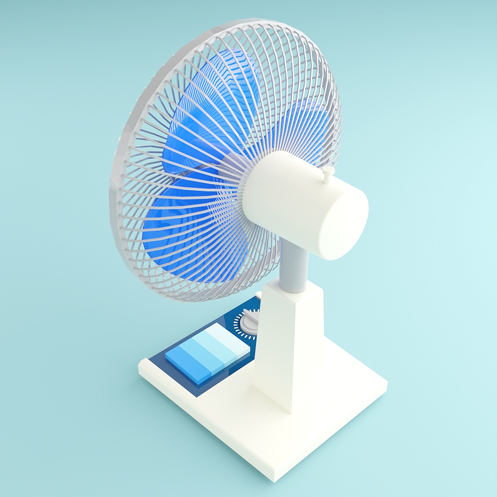 レトロな扇風機