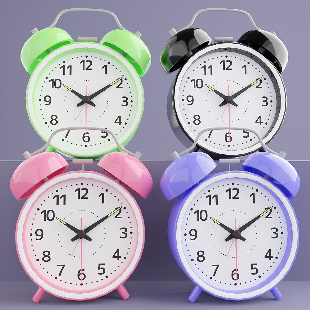 アナログの目覚まし時計