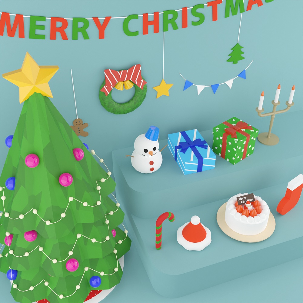 クリスマスの飾りセット