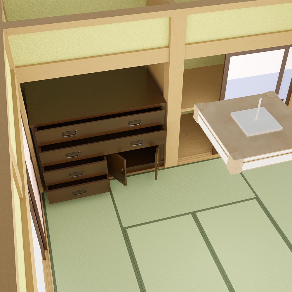 収納と縁側がある和室