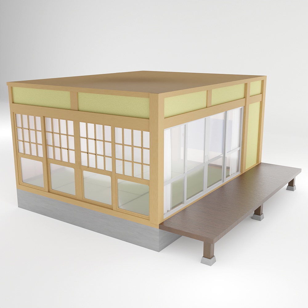 収納と縁側がある和室