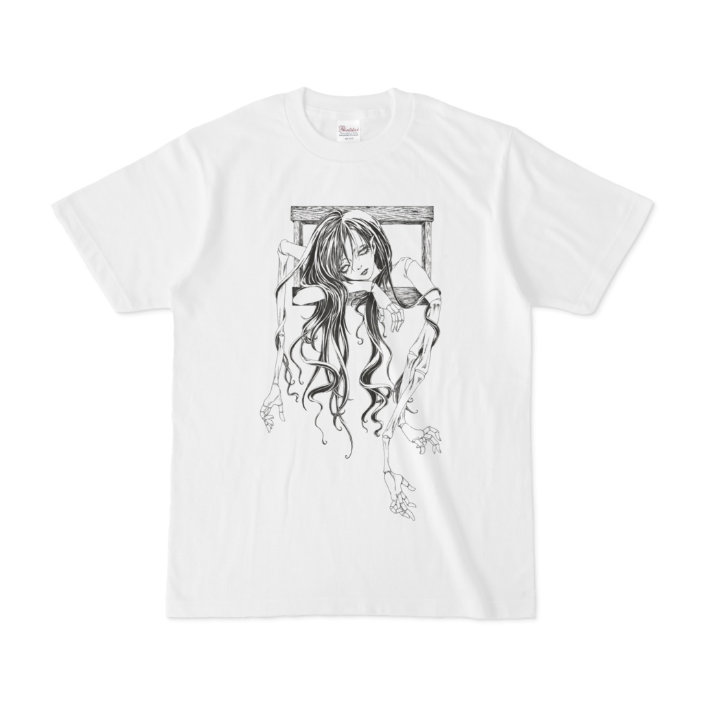 腕の多い娘Tシャツ
