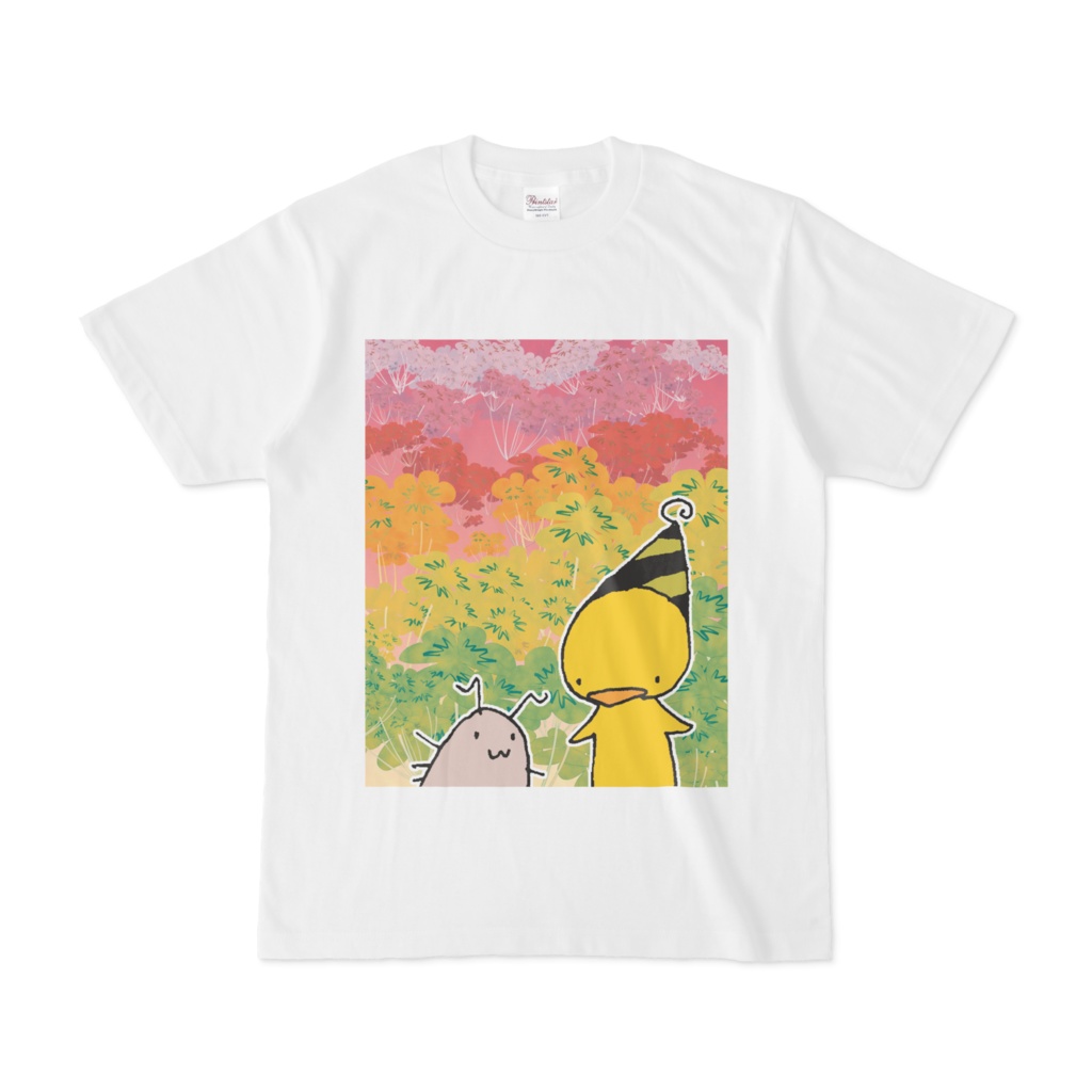ひよことワラジ虫Tシャツ02