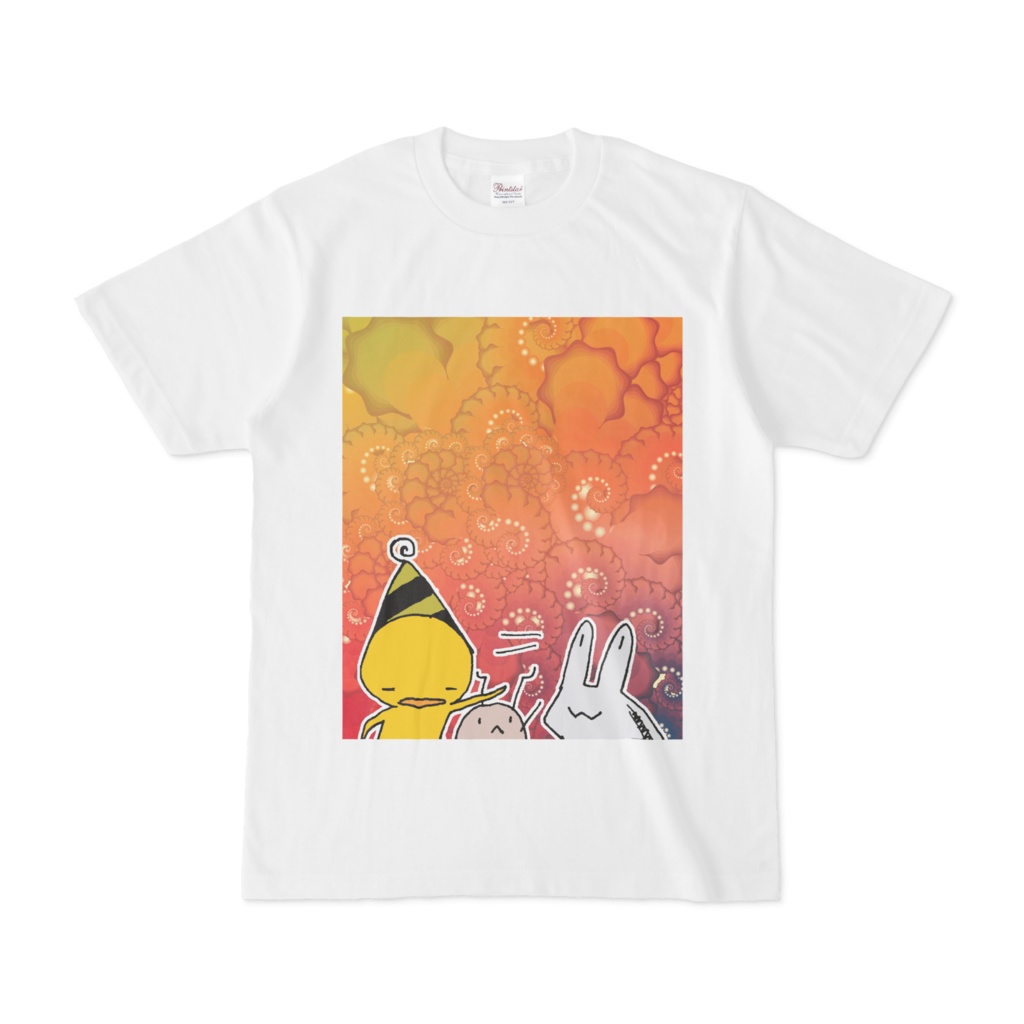 ひよことワラジ虫Tシャツ04