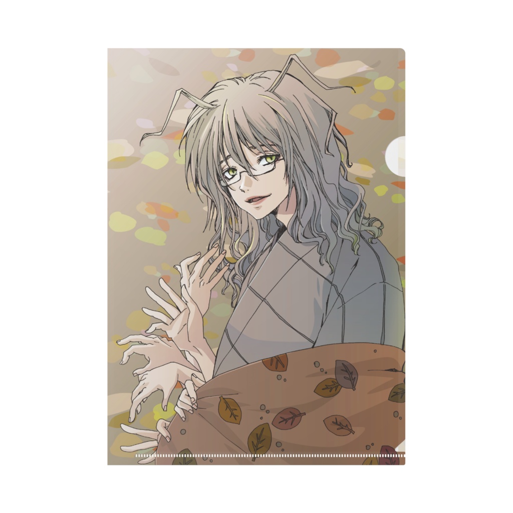 クリアファイル（でかいワラジ虫冬眠中）