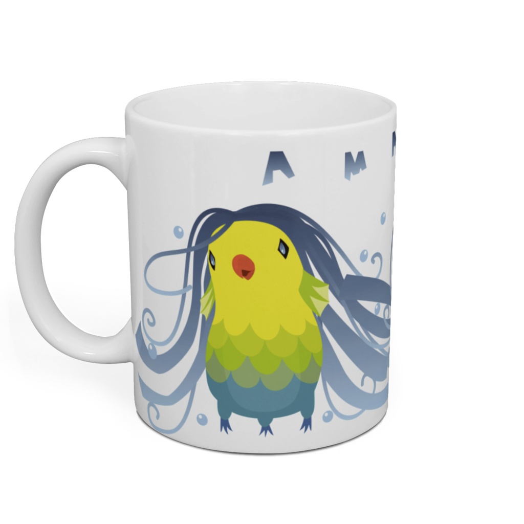 アマビエマグカップ白