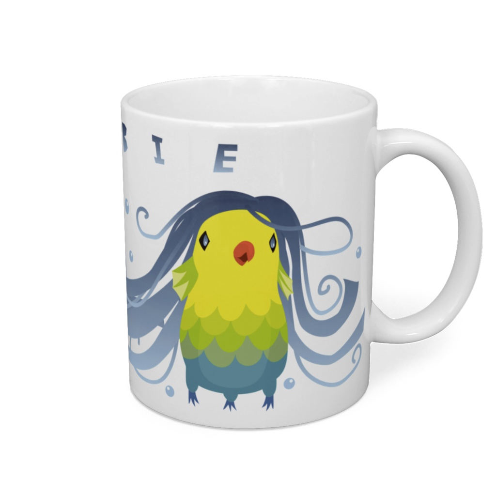 アマビエマグカップ白