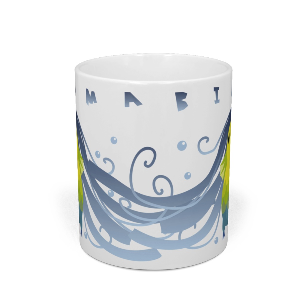 アマビエマグカップ白