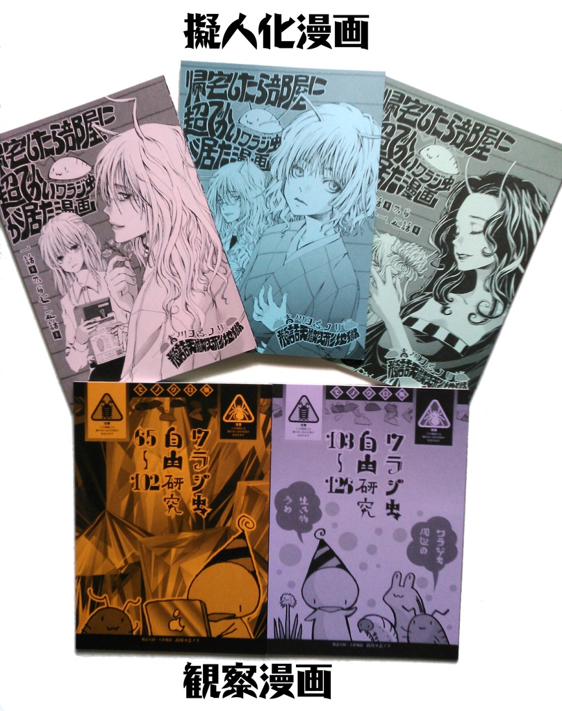 【自家通販】ワラジ虫観察漫画冊子(+でかいワラジとのセット)