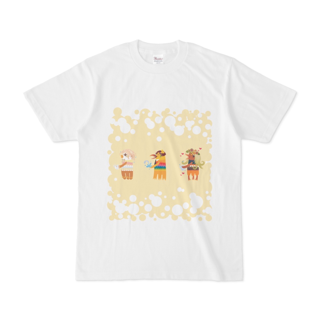 手を洗うアマビエTシャツ(イエベ)