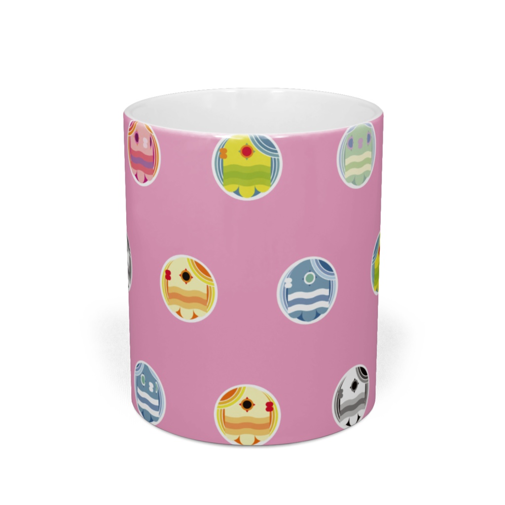 かんたんアマビエマグカップ(ピンク)