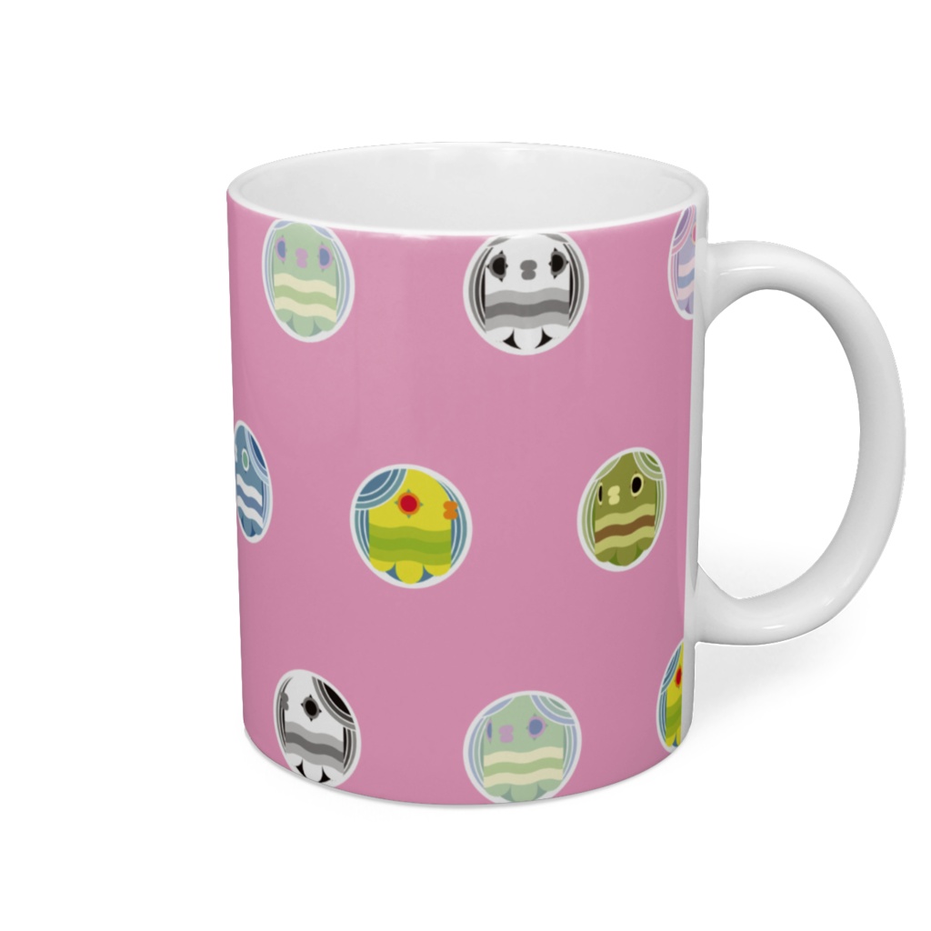 かんたんアマビエマグカップ（ピンク）